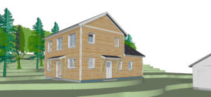 Two story Värm for Quechee Lakes