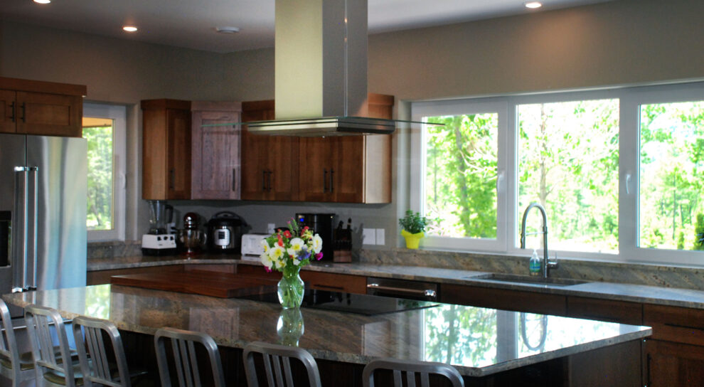 Unity Homes Värm design in Newbury, NH, kitchen