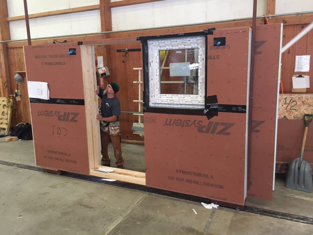 installing windows and doors for Greenbuild 2015